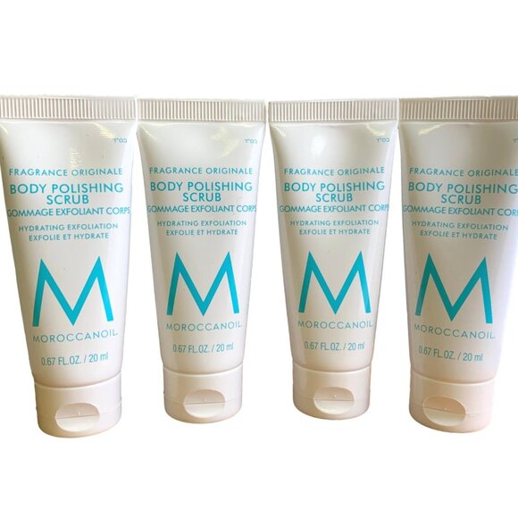 Moroccanoil Body Polishing Scrub 0.67 Oz/20 mL Each - Set of 4 - Picture 2 of 3